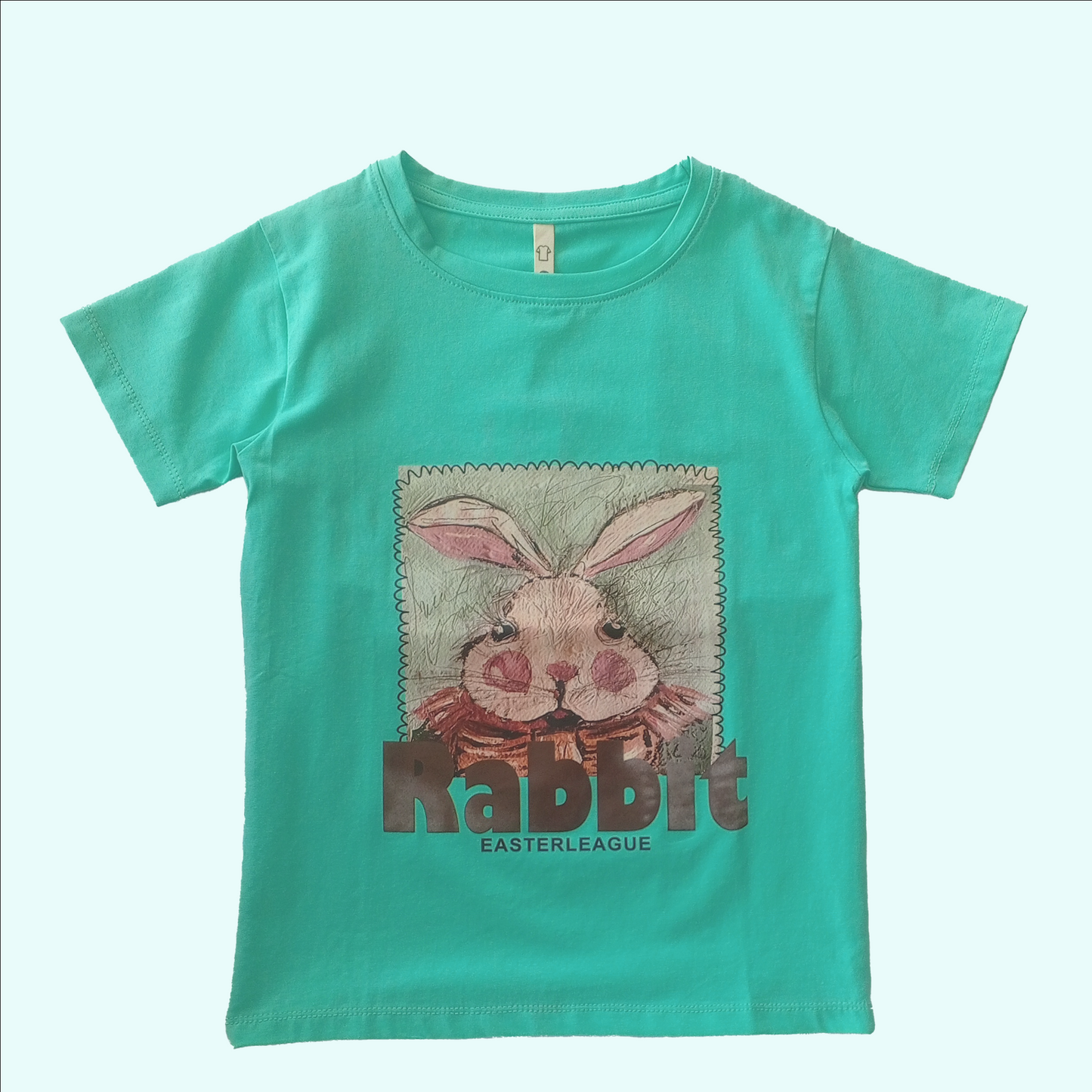 Rabbit Green Girls T Shirt