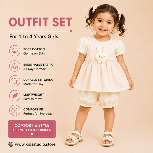 Lemon Rabbit Girls Nikar Suit