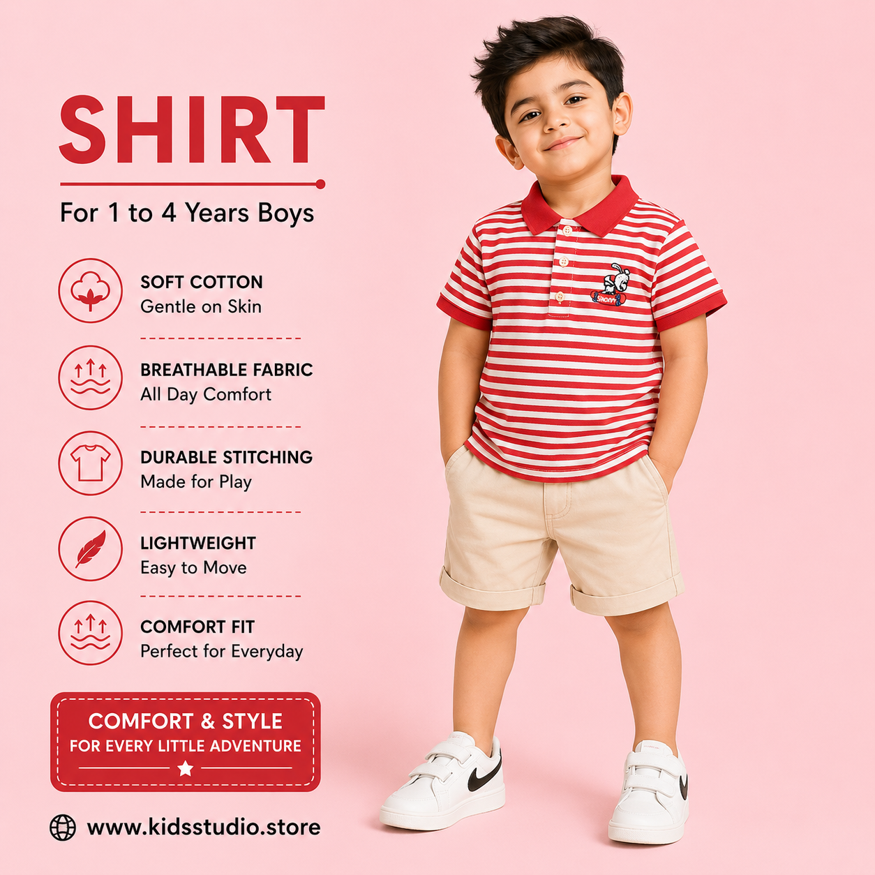 Snoopy Polo Shirt